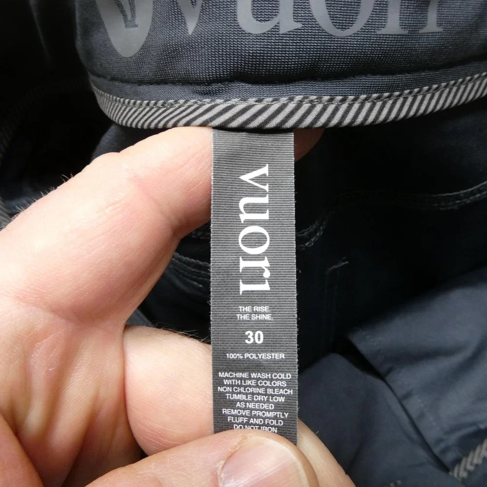 Vuori Pants Mens 30x29 Gray The‎ Rise The Shine Performance Golf Casual V430